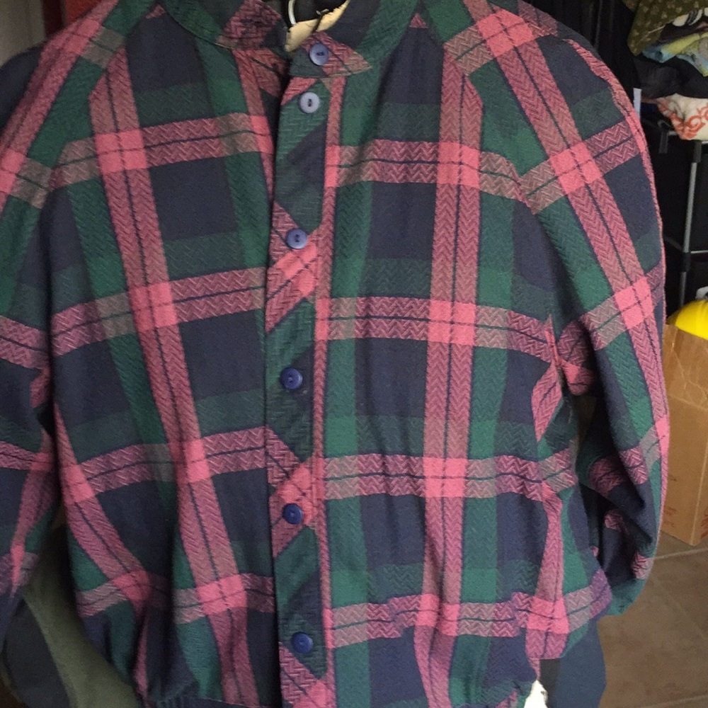 "Petite" flannel coat.
